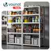 Etagères de rangement charge lourde robuste à 5 niveaux 70x30x150cm - voonot.com