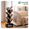 Bibliotheque Arbre etagere a Livres 38x19x113cm Noir - voonot.com