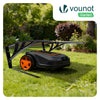Garage de tondeuse robot Abri 82x80x46 cm marron - voonot.com