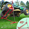 Leve tracteur Tondeuse Supporte 400 kg max Rouge - voonot.com