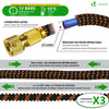 Tuyau d’Arrosage Extensible 15m Renforce avec Accessoires orange - voonot.com