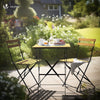 Ensemble bistro extérieur 1 table 2 chaises bois - voonot.com