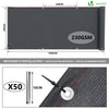 Brise vue occultant en HDPE 230g/m² 1.5x10m avec attaches de fixation anthracite - voonot.com