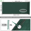 Brise vue occultant en HDPE 230g/m² 1x20m avec attaches de fixation vert - voonot.com