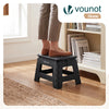 Tabouret pliant antiderapant 32x25x22 cm plastique noir - voonot.com