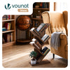 Bibliotheque Arbre etagere a Livres 30x16x60cm Marron Rustique - voonot.com