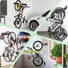 Support mural rangement pour 6 velos et 3 casques rails et crochets metal noir - voonot.com