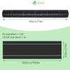 Toile de paillage contre les mauvaises herbes 50Mx2M Anti-UV 100g/m2 - voonot.com
