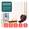 Bas de porte isolant coupe froid 500 cm noir - voonot.com