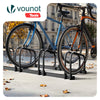 Ratelier range velo acier mural et sol 4 vélos Noir - voonot.com
