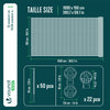 Brise vue occultant en HDPE 90g/m² 1.5x10m avec attaches de fixation anthracite - voonot.com