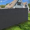 Brise vue occultant en HDPE 230g/m² 1.8x20m avec attaches de fixation anthracite - voonot.com