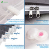 Lot de 7 sac de rangement sous vide Non Tisse XXL gris - voonot.com