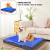 Matelas panier pour chien avec tapis gel rafraichissant amovible 90x68cm - voonot.com