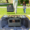 Sac transport pliable chien chat caisse cage portable 70x52x52cm gris - voonot.com