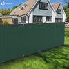 Brise vue occultant en HDPE 230g/m² 1x20m avec attaches de fixation vert - voonot.com