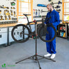 Support de reparation velo Pied d’atelier reglable avec support outils - voonot.com