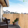 Canisse en roseau naturel Brise vue avec attaches de fixation 100x600cm - voonot.com