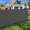 Brise vue occultant en HDPE 230g/m² 1.5x20m avec attaches de fixation gris - voonot.com