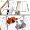 Sechoir a linge etendoir deluxe pliable Grande capacite sechage style bois blanc - voonot.com