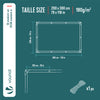 Bâche de Protection en Polyéthylène resistant et impermeable 180g/m² blanche 2x3m - voonot.com