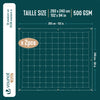 Couette 4 saisons doux 3 en 1 avec rembourrage polyester 500gsm 260x240cm blanc - voonot.com