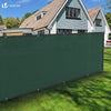 Brise vue occultant en HDPE 230g/m² 1.5x20m avec attaches de fixation vert - voonot.com