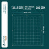 Couette temperee doux avec rembourrage polyester 300gsm 200x200cm blanc - voonot.com