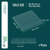 Lot de 16 dalles clipsables exterieures 30x30cm en Composite WPC Couleur bois - voonot.com