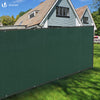 Brise vue occultant en HDPE 230g/m² 1.8x20m avec attaches de fixation vert - voonot.com