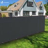 Brise vue occultant en HDPE 230g/m² 1x20m avec attaches de fixation anthracite - voonot.com