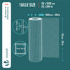 Grillage a maille soude en acier galvanise 13mm fil 0.7mm 0.5x10m metal - voonot.com