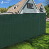 Brise vue occultant en HDPE 150g/m² 1.8x20m avec attaches de fixation vert - voonot.com