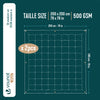 Couette 4 saisons doux 3 en 1 avec rembourrage polyester 500gsm 200x200cm blanc - voonot.com