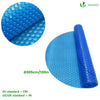 Bache a bulle piscine 120 microns ronde decoupable Ø305cm bleu - voonot.com
