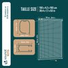 Store moustiquaire pour fenetre enroulable et recoupable en pvc L100 x H160 cm Blanc - voonot.com
