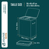 Panier a linge 2 compartiments et sacs amovibles auto ajustant avec couvercle 150L Anthracite - voonot.com