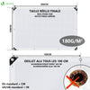 Bâche de Protection en Polyéthylène resistant et impermeable 180g/m² blanche 2x3m - voonot.com