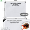 Bâche de Protection en Polyéthylène resistant et impermeable 180g/m² blanche 3x4m - voonot.com