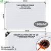 Bâche de Protection en Polyéthylène resistant et impermeable 180g/m² blanche 4x6m - voonot.com