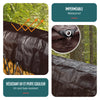 Bâche de Protection en Polyéthylène resistant et impermeable 240g/m² marron 4x8m - voonot.com