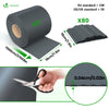 Brise vue occultant PVC 450g/m2 19cm x 140m Anthracite - voonot.com