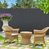 Canisse PVC brise vue ultra renforce avec attaches de fixation 90x300cm gris - voonot.com