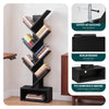 Bibliotheque Arbre etagere a Livres 38x19x113cm Noir - voonot.com