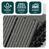 Lot de 16 dalles clipsables exterieures 30x30cm en Composite WPC Gris - voonot.com