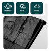 Lot de 175 pcs Bordure de jardin imitation pierre facile a installer 26.7m noir - voonot.com