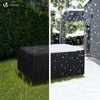 Housse salon de jardin bache de protection 420D 180x120x73cm noire - voonot.com