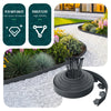 Bordure de jardin PE flexible 10m avec piquets anthracite - voonot.com