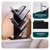Bibliotheque Arbre etagere a Livres 30x16x60cm Noir - voonot.com