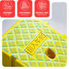 Lot de 2 Rampes de Trottoir en Polypropylene 25x27x7 cm Jaune - voonot.com